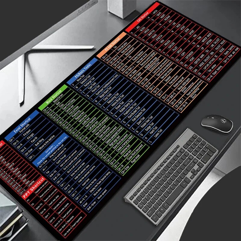 Mouse Charging Pad - Simple Windows ทางลัดแผ่นรองเมาส์ซอฟต์แวร์สํานักงาน Office Word Excel