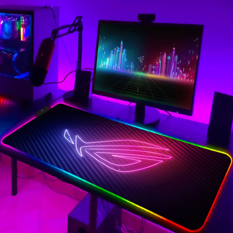 Mouse Charging Pad - RGB Mousepad Cool ROG Mouse Pad