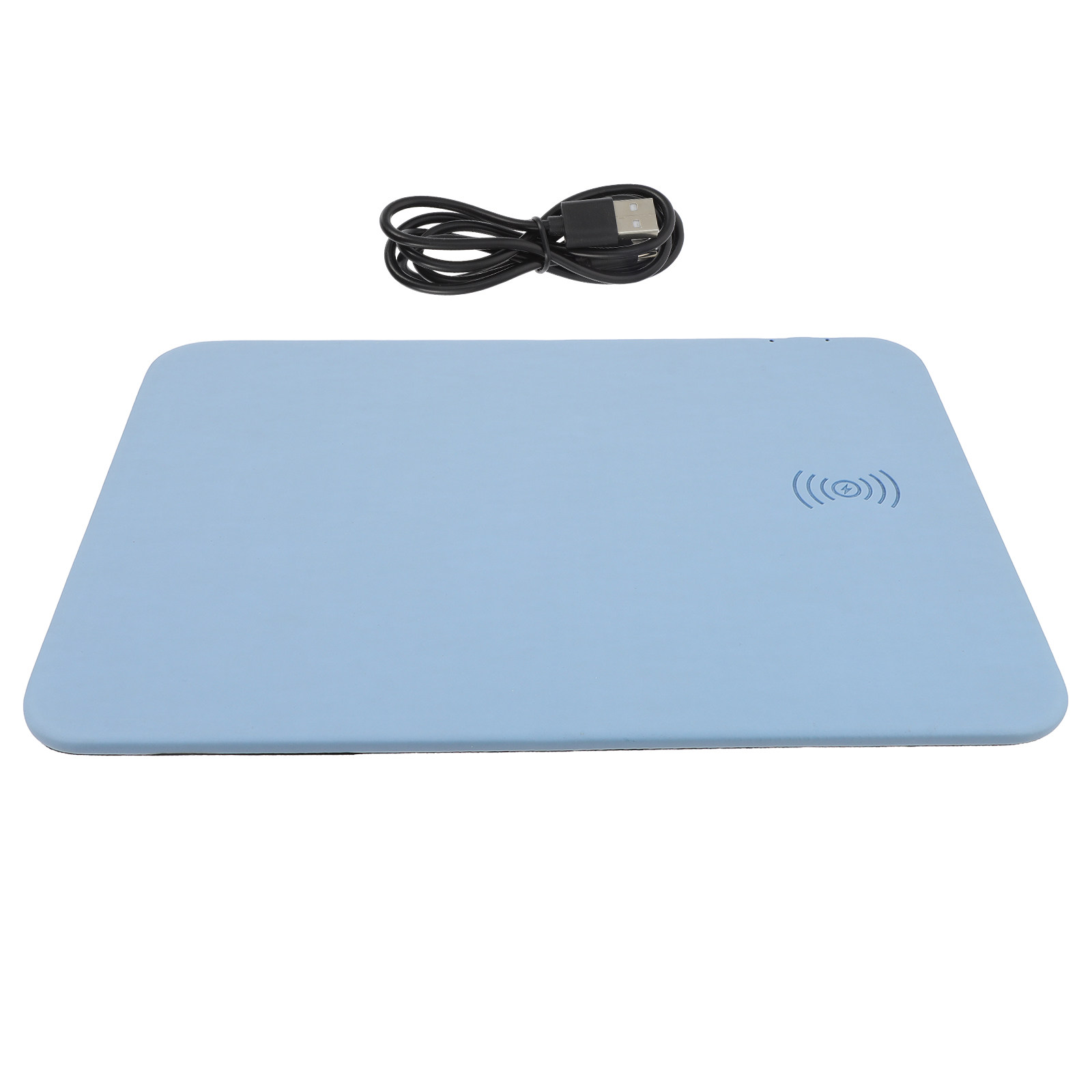 Mouse Charging Pad - แผ่นรองเมาส์ชาร์จไร้สาย 15W แผ่นรองเมาส์สำหรับเล่นเกมชาร์จเร็วแผ่นกันลื่นอุปกรณ์เสริมโต๊ะอเนกประสงค์แผ่นรองเมาส์