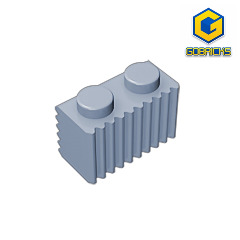 Tech Accessories Brands - Gobricks 10ชิ้นอิฐเข้ากันได้ประกอบอนุภาค2877 1x2สำหรับบล็อกตัวต่อคลาสสิกยี่ห้อ DIY การศึกษาเทคอะไหล่ของเล่น