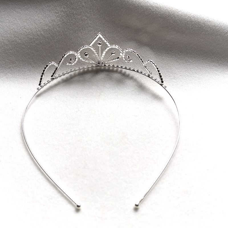 สีเงิน ไรน์สโตน มงกุฎเจ้าสาว ค - Tech Hair Accessories บทวิจารณ์และราคา