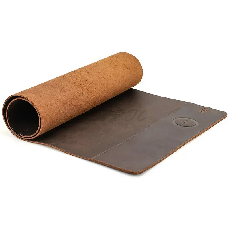 แผ่นรองเมาส์หนังวัววินเทจพร้อม - Mouse Charging Pad บทวิจารณ์และราคา