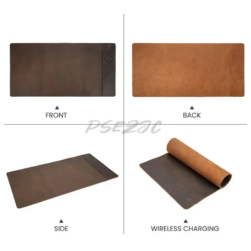 แผ่นรองเมาส์หนังวัววินเทจพร้อม - Mouse Charging Pad บทวิจารณ์และราคา
