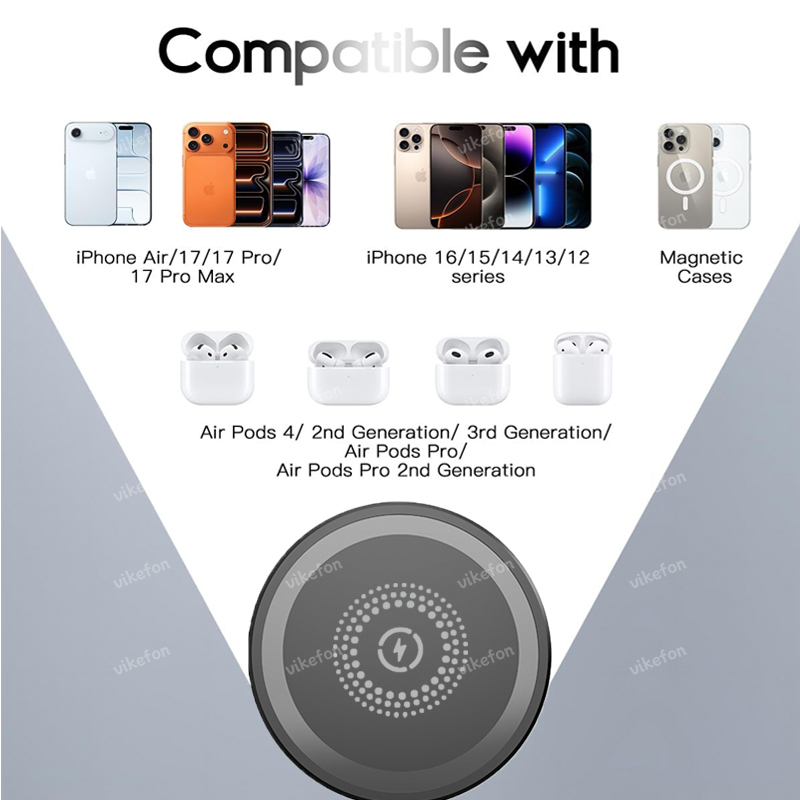 แท่นชาร์จไร้สายแม่เหล็ก 3 in 1 - Wireless Charger 3 In 1 บทวิจารณ์และราคา