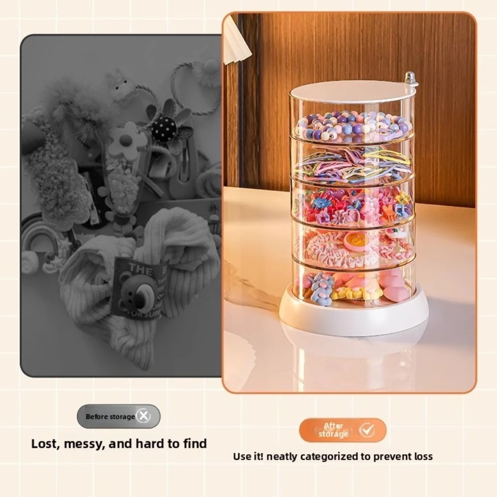 กล่องเก็บอุปกรณ์เสริมผมแบบหมุน - Tech Hair Accessories บทวิจารณ์และราคา