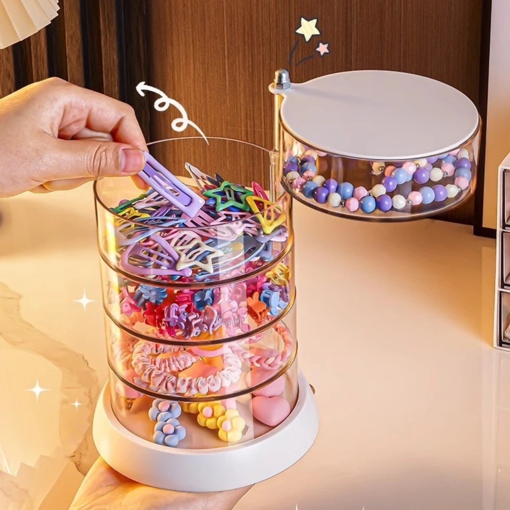 กล่องเก็บอุปกรณ์เสริมผมแบบหมุน - Tech Hair Accessories บทวิจารณ์และราคา