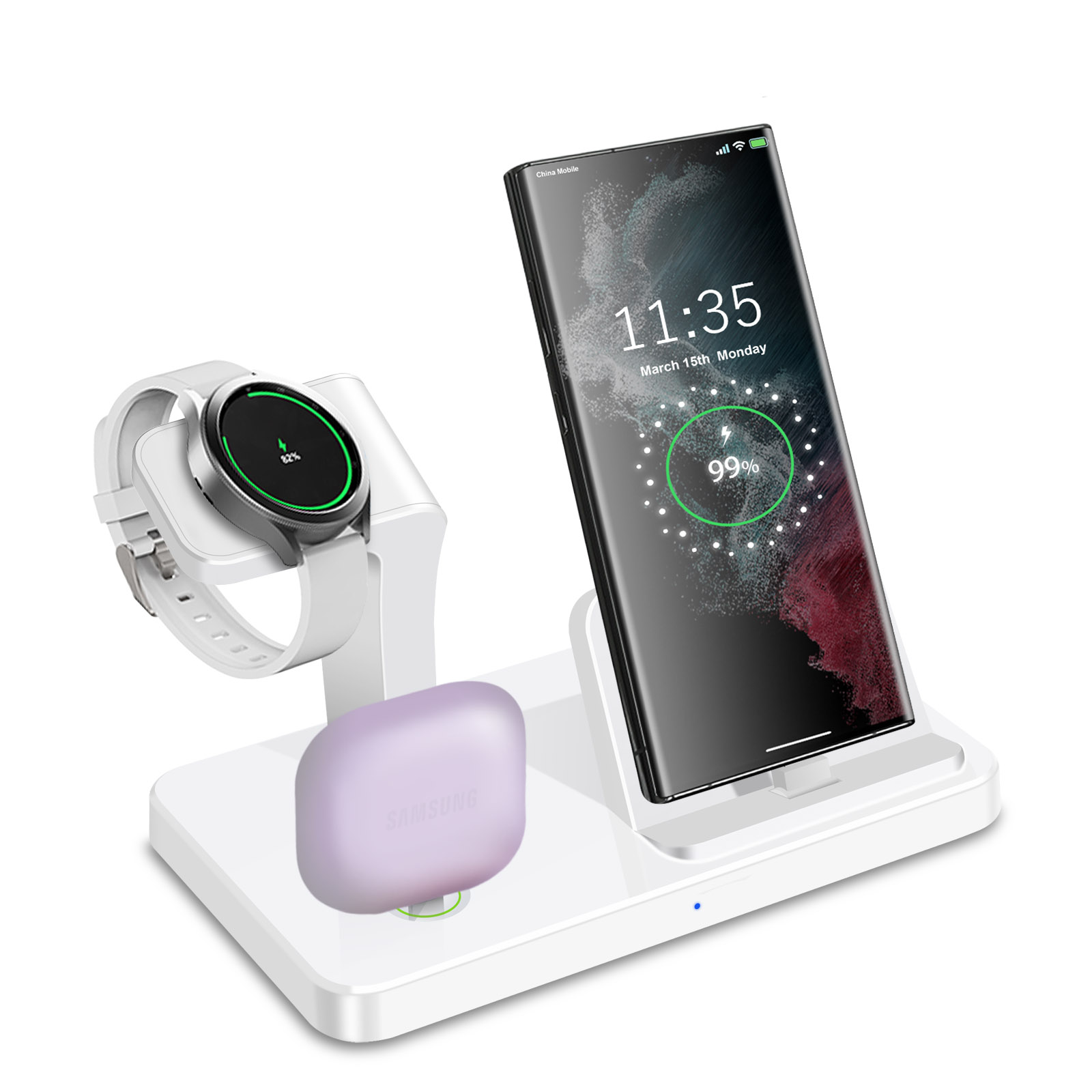 แท่นชาร์จไร้สายแบบ 3 in 1 พร้อ - Wireless Charger 3 In 1 บทวิจารณ์และราคา