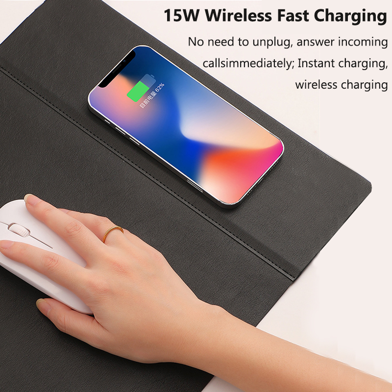 แผ่นรองเมาส์ PU สำหรับเล่นเกมแ - Mouse Charging Pad บทวิจารณ์และราคา