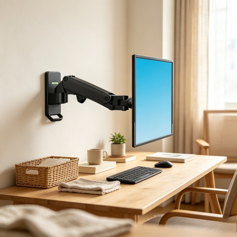 ขาแขวนจอแบบติดผนังพร้อมแก๊สสปร - Monitor Arm Single บทวิจารณ์และราคา