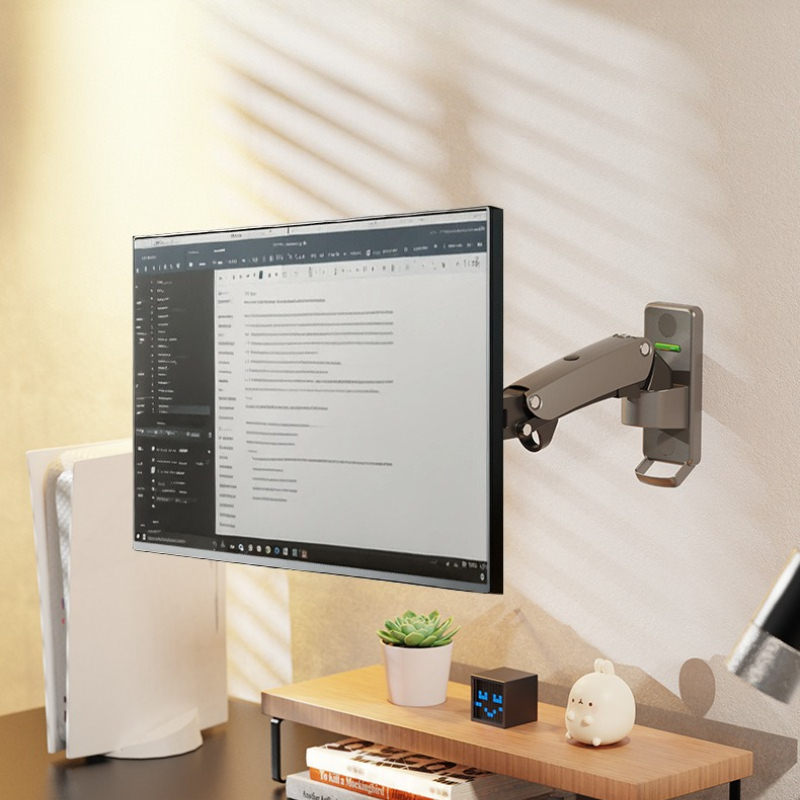 ขาแขวนจอแบบติดผนังพร้อมแก๊สสปร - Monitor Arm Single บทวิจารณ์และราคา