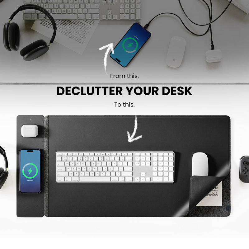 แผ่นรองเมาส์แม่เหล็กไร้สาย 15W - Mouse Charging Pad บทวิจารณ์และราคา