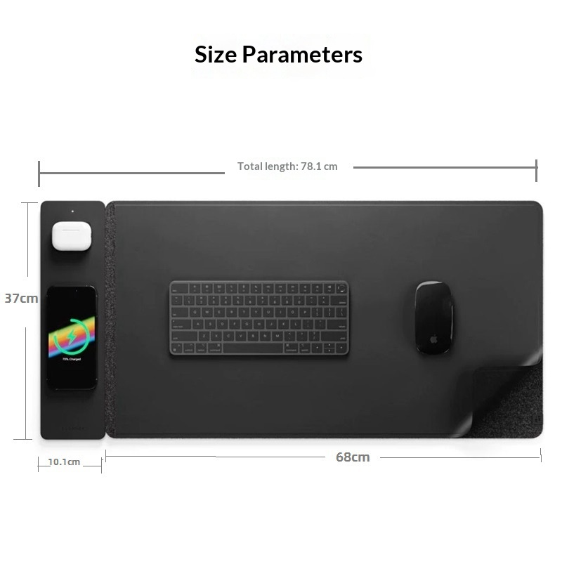 แผ่นรองเมาส์แม่เหล็กไร้สาย 15W - Mouse Charging Pad บทวิจารณ์และราคา
