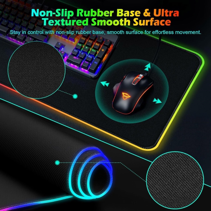 96GE LED Gaming Mouse Pad 15Wไ - Mouse Charging Pad บทวิจารณ์และราคา