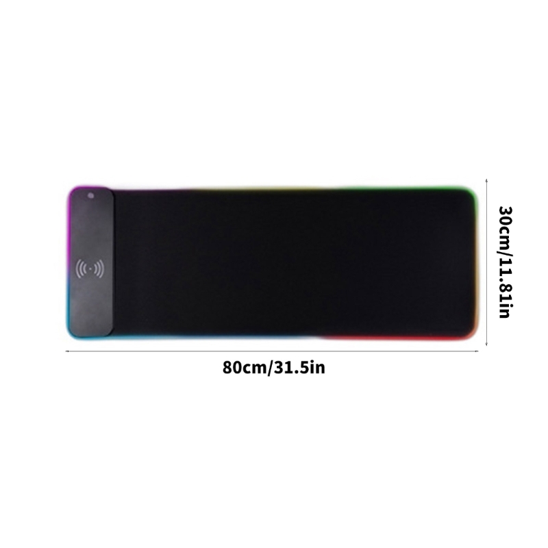 96GE LED Gaming Mouse Pad 15Wไ - Mouse Charging Pad บทวิจารณ์และราคา
