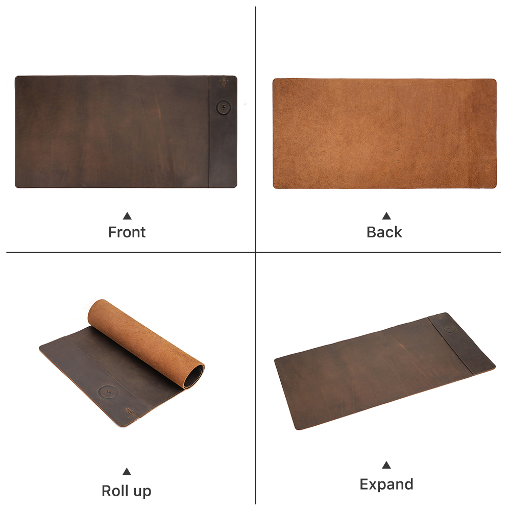 แผ่นรองเมาส์หนังแท้พร้อมที่ชาร - Mouse Charging Pad บทวิจารณ์และราคา