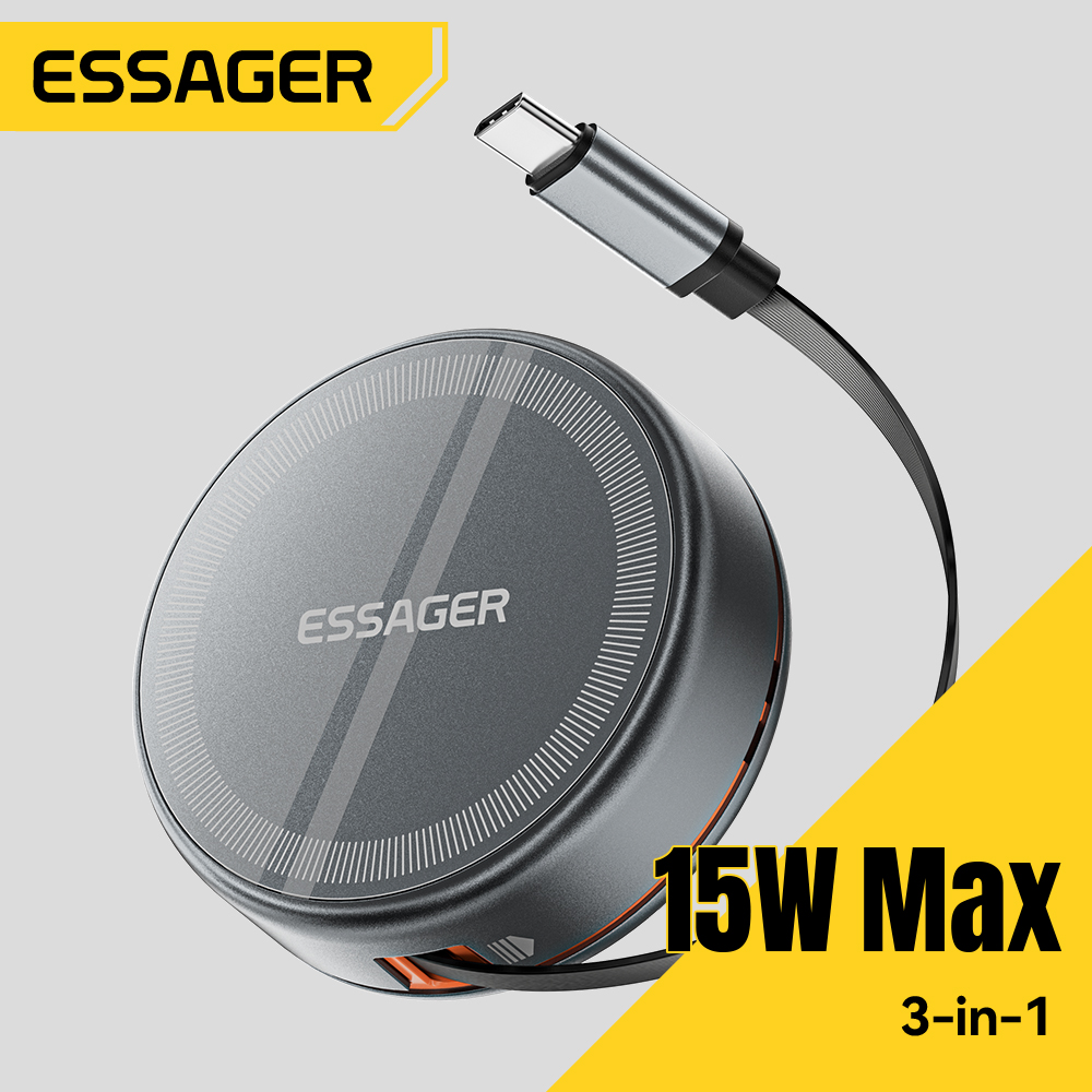 Essager 15W 3 in 1 Magnetic Wi - Wireless Charger 3 In 1 บทวิจารณ์และราคา