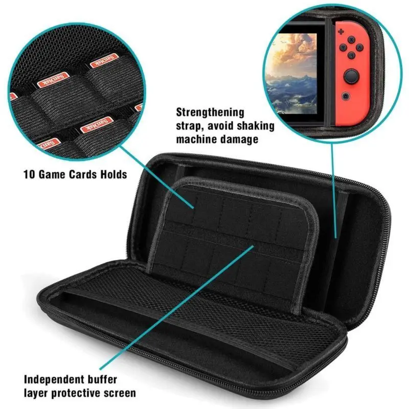 6 in 1 ชุดกระเป๋าสําหรับ Ninte - Tech Protect Accessories บทวิจารณ์และราคา