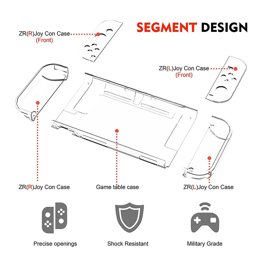 6 in 1 ชุดกระเป๋าสําหรับ Ninte - Tech Protect Accessories บทวิจารณ์และราคา