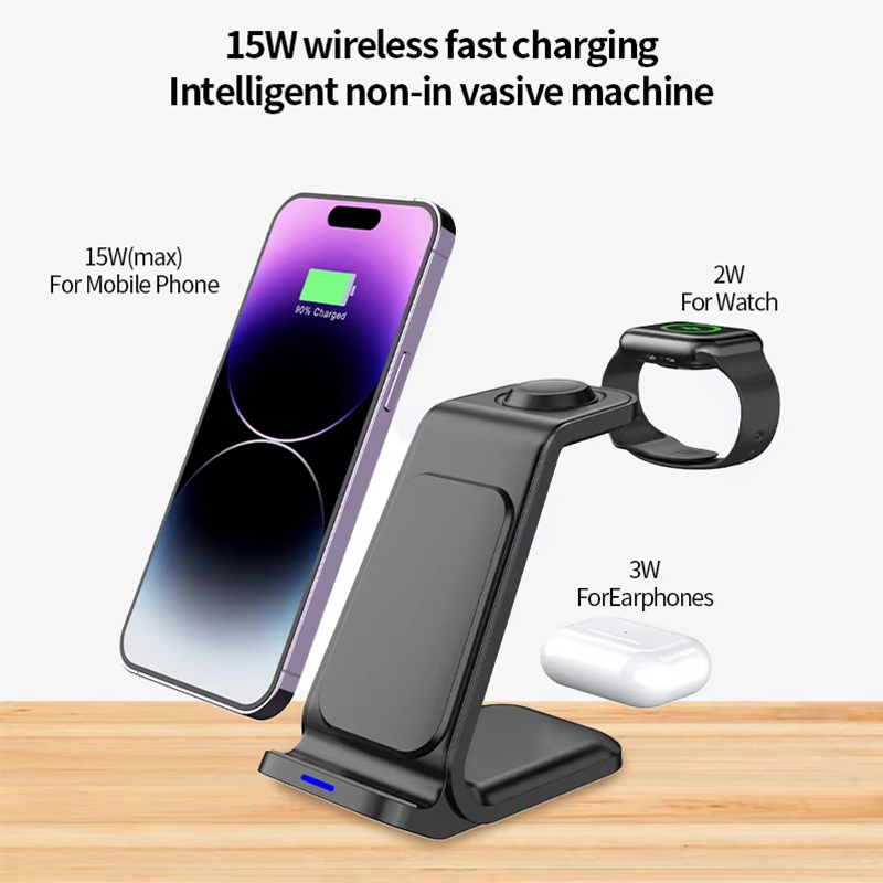 แท่นชาร์จไร้สาย 3 in 1 15W สำห - Wireless Charger 3 In 1 บทวิจารณ์และราคา