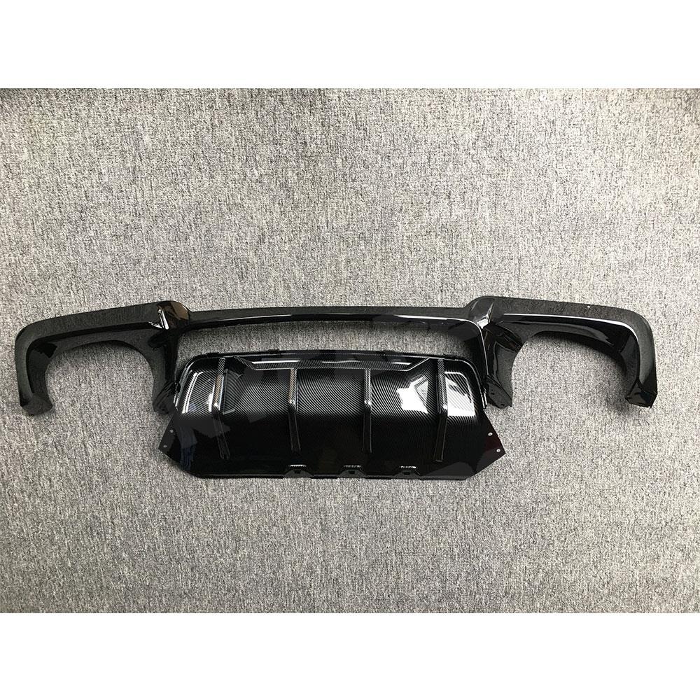 รูปแบบคาร์บอนไฟเบอร์ด้านหลังกั - M Tech Accessories บทวิจารณ์และราคา